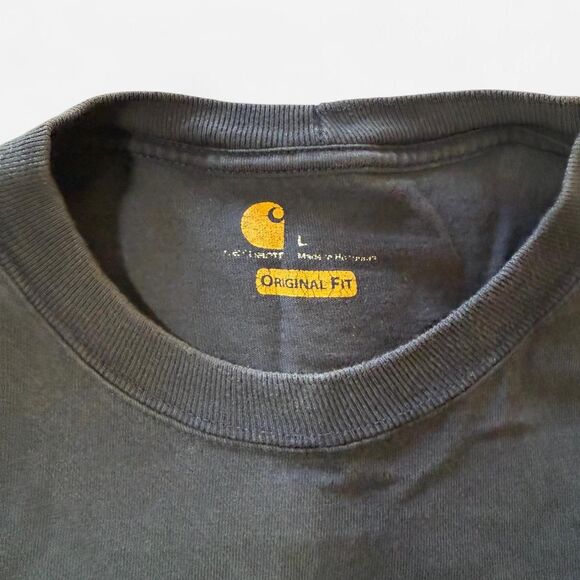 Carhartt Men's Navy and Blue T-shirt - Picture 3 of 4